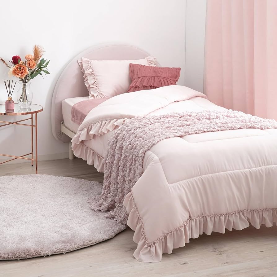 Francfranc抗菌防臭ピンク寝具セット Sサイズ 71OVpoVVVCL._UF350,350_QL50_.jpg